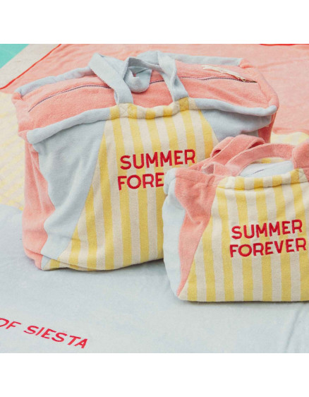 Large Summer Forever Tote Bag Pink Sponge 2