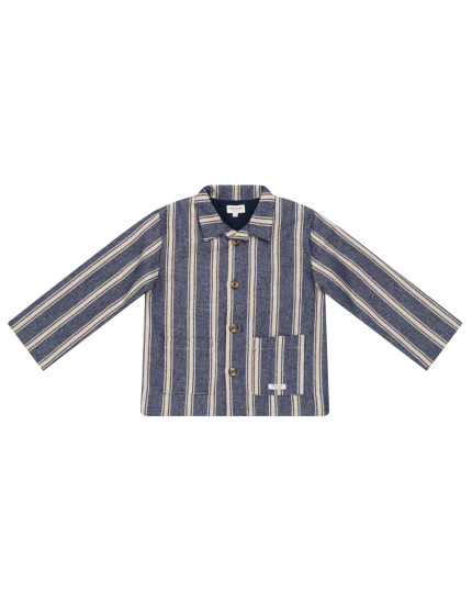 Henrik Jacket Blue Sand Striped 1-2Y