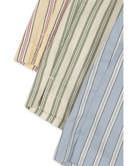 3 Pack Asli Shorts Orchid/Basil Stripe 7