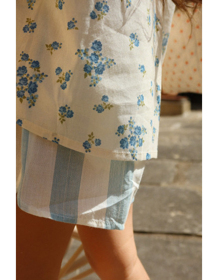 3 Pack Asli Shorts Orchid/Basil Stripe 6