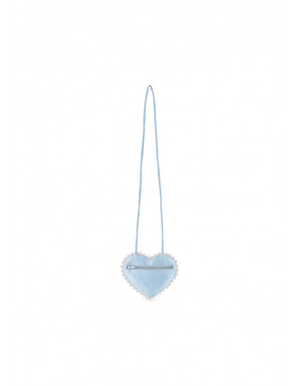 Beaded Heart Mini Purse Ashley Blue 5