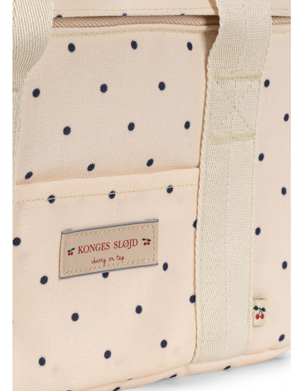 Carl Cooler Bag Navy Dots 4