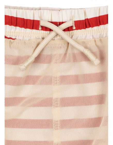 Asnou Swim Shorts Stripe Rouge 3