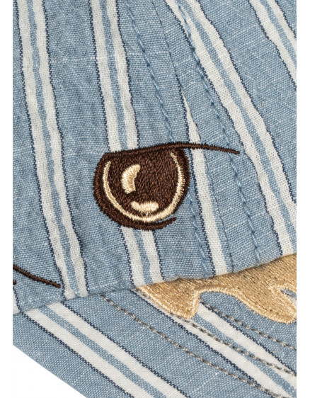 Elliot Shark Cap Trio Bleu Stripe 6