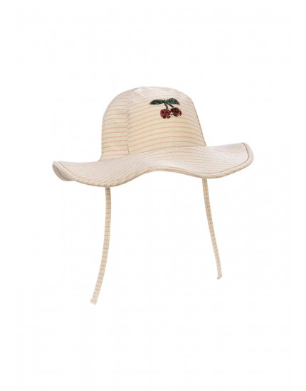 Jade Swim Hat Rose Stripe 2-4Y