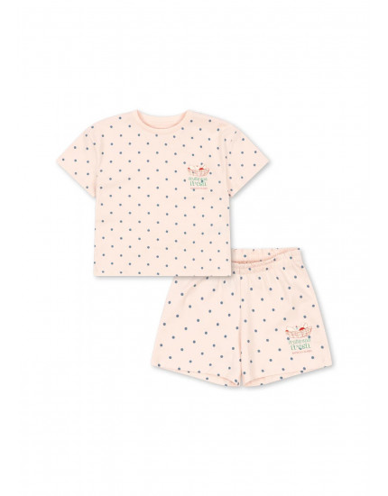 Lin Tee Set Rosewater Dot 12M
