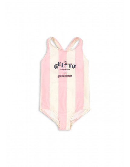 Pomia Swimsuit Candy Rose Stripe  12M