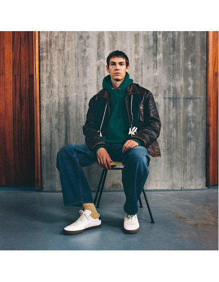 Panenka Leather White Black Bark Sneakers 3