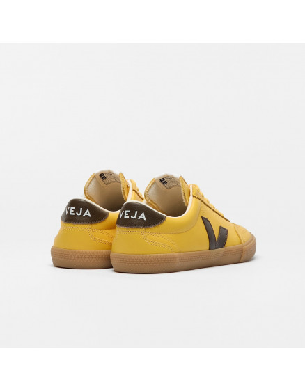 Volley Leather Sunshine Eagle Natural Sneakers 5