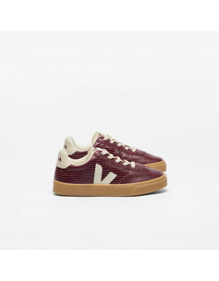 Volley Elastic Laces Leather Amarante Pierre Natural 4