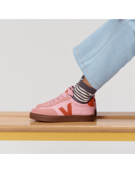 Volley Elastic Laces Leather Guimauve Pekin Bark 2
