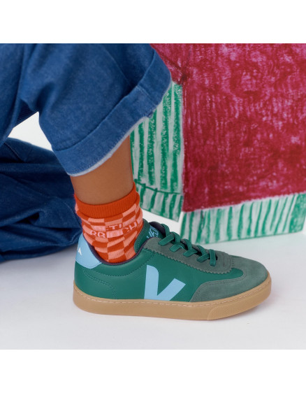 Volley Elastic Laces Leather Golf Aqua Natural 2