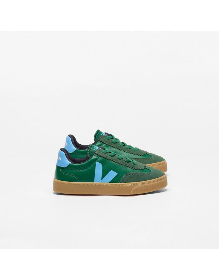 Volley Elastic Laces Leather Golf Aqua Natural