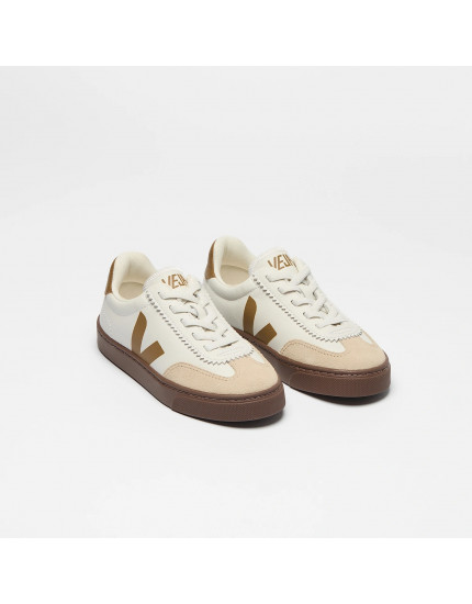Volley Elastic Laces Leather White Almond Bark 22