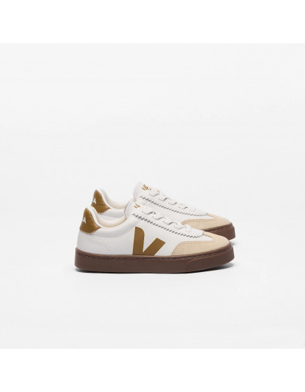 Volley Elastic Laces Leather White Almond Bark 4