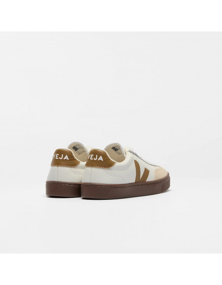 Volley Elastic Laces Leather White Almond Bark 3