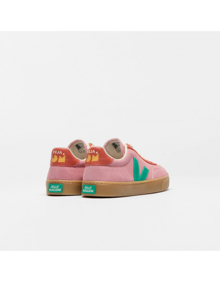 Volley Elastic Laces Suede Veja X Jelly Mallow Mary 3