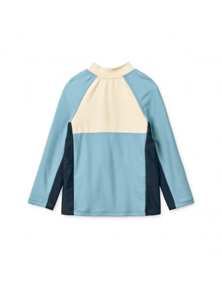 Oluf Swim Tee Beach Blue 5