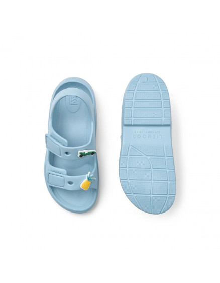 Lilo Sandals with Charms Beach Blue 6