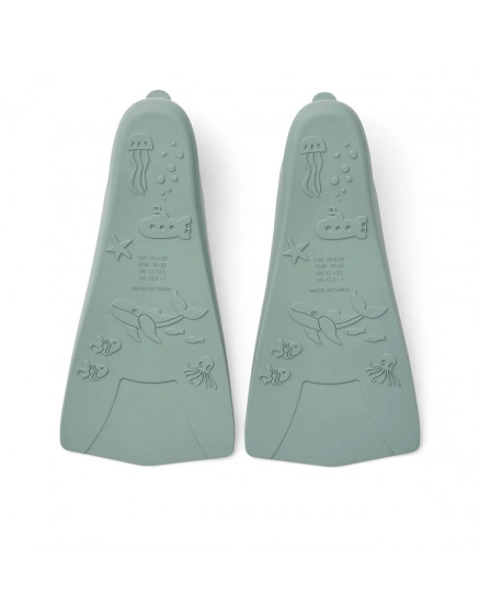 Gustav Printed Swim Fins Sea Peppermint  4