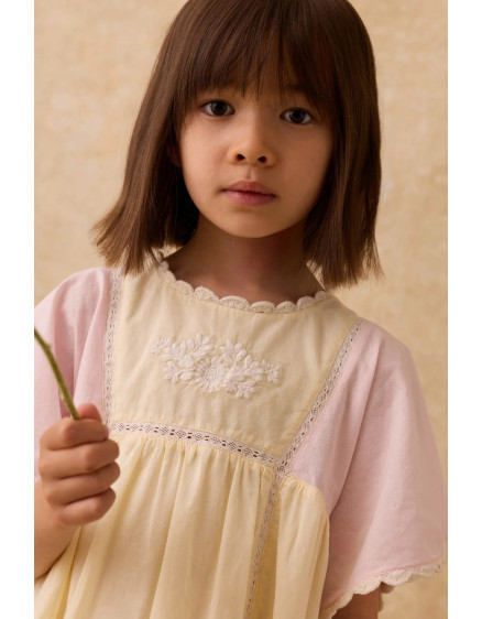 Aurora Dress Pink & Yellow 5