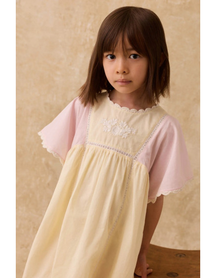 Aurora Dress Pink & Yellow 4