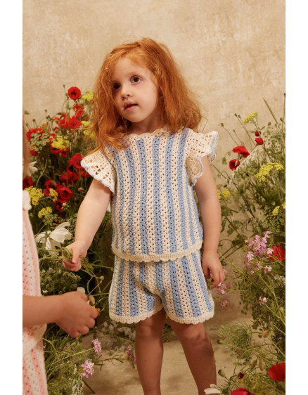 Lyse Knit Top Blue Stripes 5