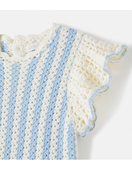 Lyse Knit Top Blue Stripes 6