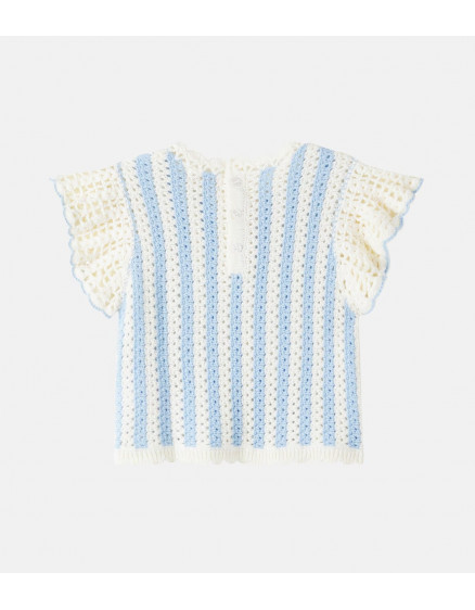 Lyse Knit Top Blue Stripes 7