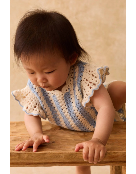 Lyse Knit Top Blue Stripes 2