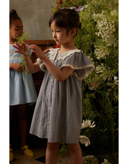 Arlina Dress Blue Coast Stripes 5