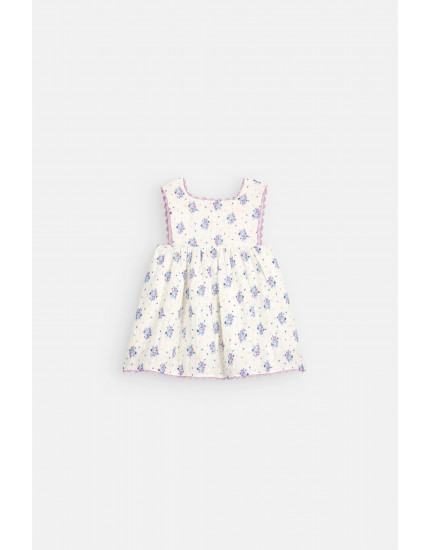 Aloisa Dress Cream Flower