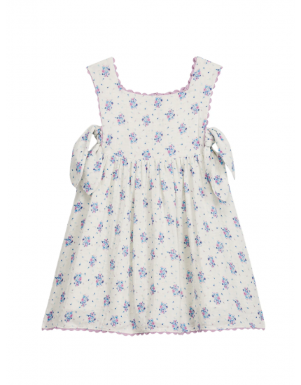 Aloisa Dress Cream Flower