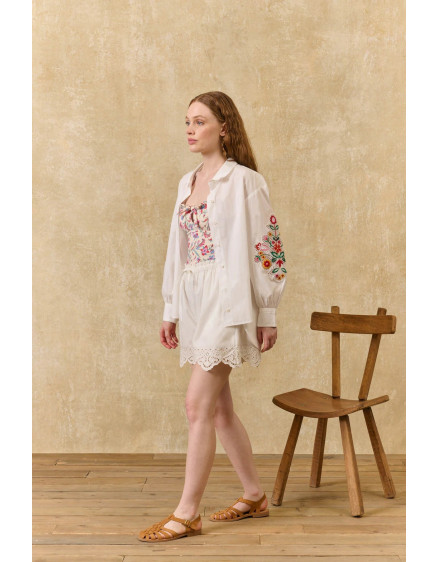 Жіночі шорти Boxi Off White 4