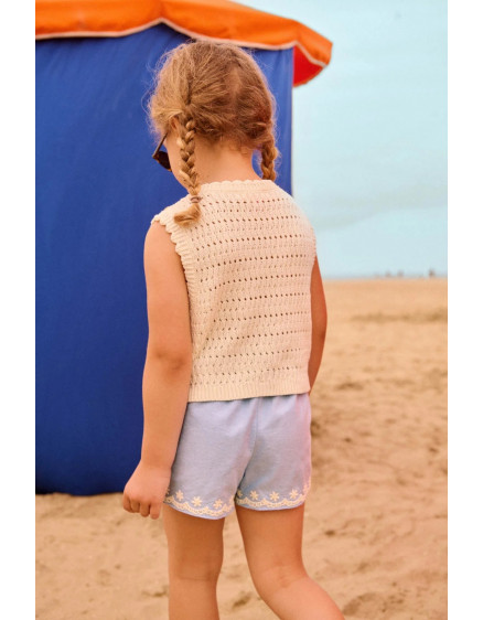 Rynia Crochet Top Pink 4