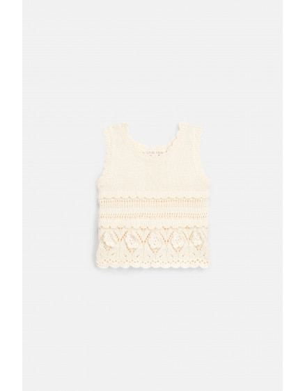 Maelys Knit Top Cream 2