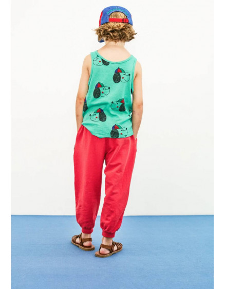 Cute Dog Red Pants 2