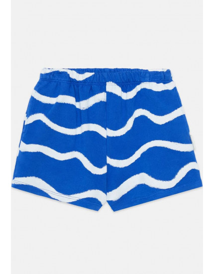 Waves Short Nautical Blue 11-12Y