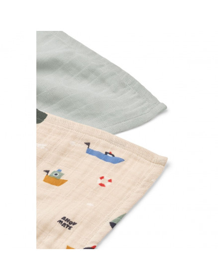 Lewis Muslin Cloth 2-Pack Sailing 3