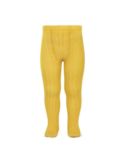 Basic Rib Tights Yellow 630 2