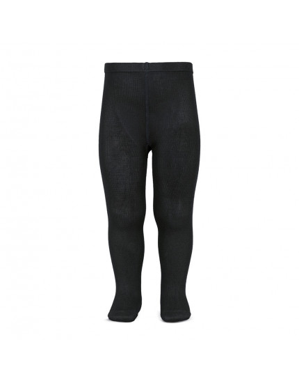 Plain Stitch Basic Tights Black 900