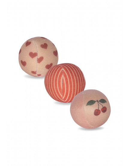 3 Pack Neoprene Beach Ball Cherry