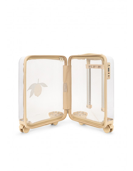 Transparent Travel Suitcase Lemon 4