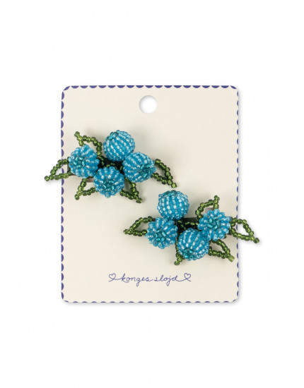 2 Pack Blueberry Beaded Hair Blueberries One Size