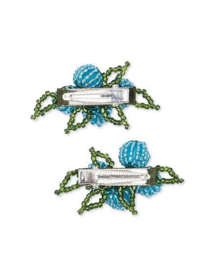 2 Pack Blueberry Beaded Hair Blueberries 4