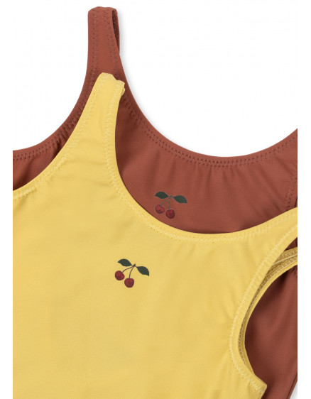2 Pack Marva Swimsuit Pampas/Mahogany 7