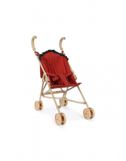 Doll Stroller Fraise Dot One Size