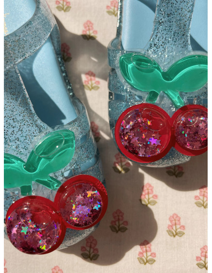 Lilo Sandal Glitter Blue 6