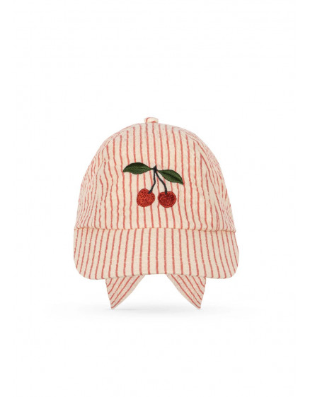 Ellie Bow Cap Amour Stripe 2