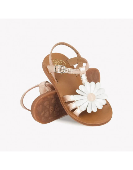 Plagette Big Flo Metallic Sandals